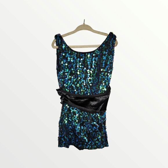 Weissman Style 5506 Dance Ballet Costume Blue top LC Large - Picture 4 of 7